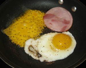 breakfast sandwich ingredients photo