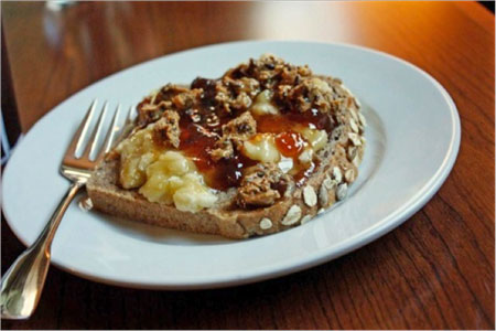 Great Harvest banana toast