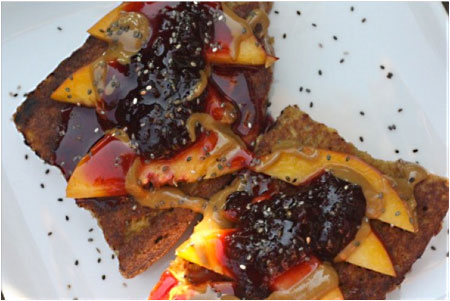 Peach french toast photo