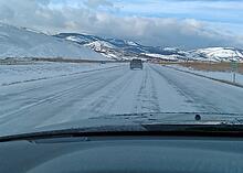 Cold and Snowy Montana in February