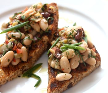 New Bread Appetizer Recipe: White Bean Crostini