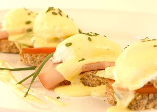 Eggs Benedict Recipe with Toasted Whole Wheat Bread