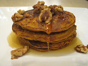 Great Harvest pumpkin pancakes