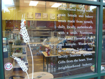 Warrenton bakery window