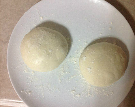 balls of dough