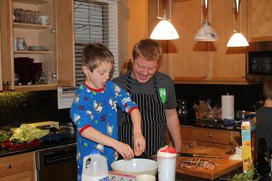 kids cooking