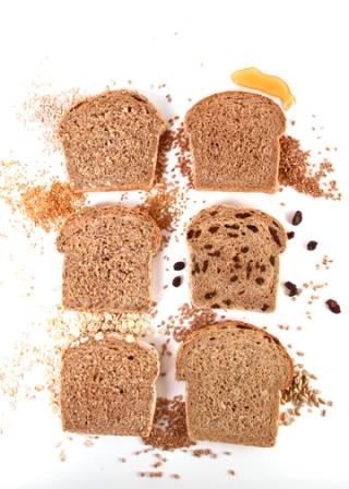 whole wheat bread slices