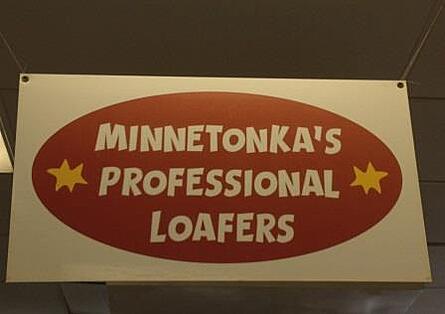 Minnetonka Loafers sign