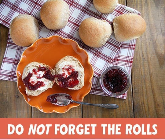 Order Thanksgiving rolls