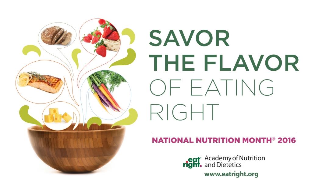 Its National Nutrition Month: Stop to Savor Your Food